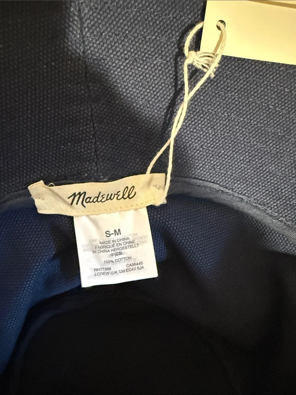 Madewell canvas bucket hat